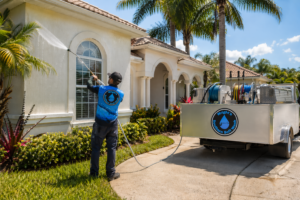 Soft Washing vs Pressure Washing Palm Coast FL